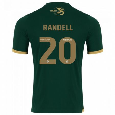 Kandiny Kinder Adam Randell #20 Grün Heimtrikot Trikot 2023/24 T-Shirt