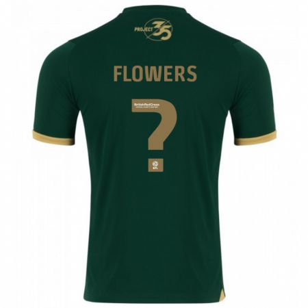 Kandiny Kinder Lewis Flowers #0 Grün Heimtrikot Trikot 2023/24 T-Shirt