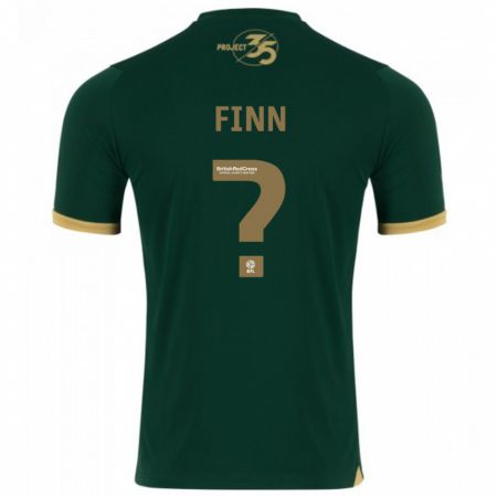 Kandiny Kinder Tegan Finn #0 Grün Heimtrikot Trikot 2023/24 T-Shirt