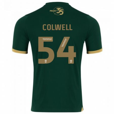 Kandiny Kinder Lewis Colwell #54 Grün Heimtrikot Trikot 2023/24 T-Shirt