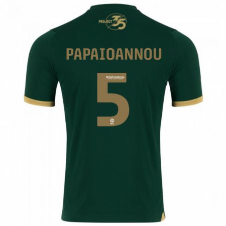 Kandiny Kinder Panagiota Papaioannou #5 Grün Heimtrikot Trikot 2023/24 T-Shirt