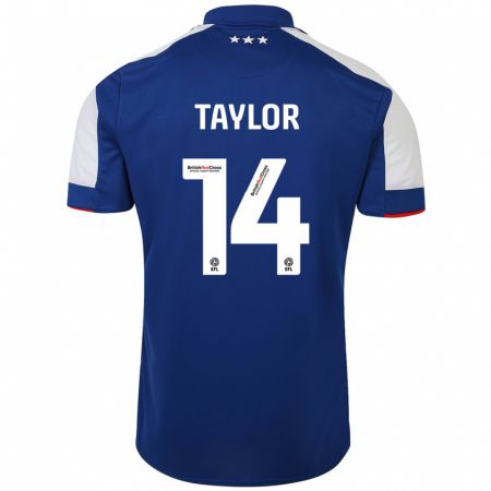 Kandiny Kinder Jack Taylor #14 Blau Heimtrikot Trikot 2023/24 T-Shirt