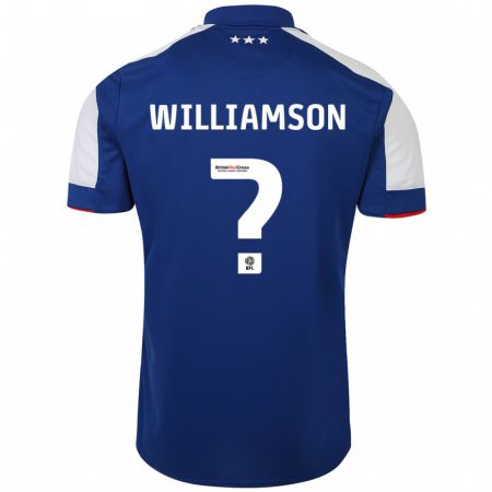 Kandiny Kinder Woody Williamson #0 Blau Heimtrikot Trikot 2023/24 T-Shirt