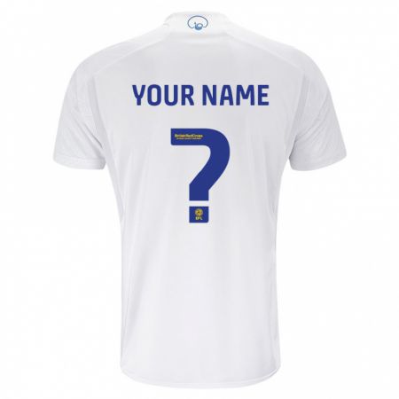 Kandiny Kinder Ihren Namen #0 Weiß Heimtrikot Trikot 2023/24 T-Shirt