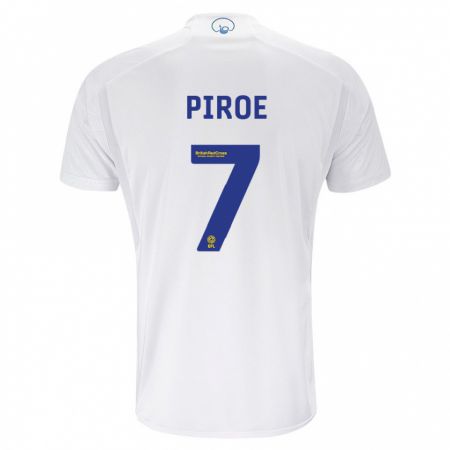 Kandiny Kinder Joël Piroe #7 Weiß Heimtrikot Trikot 2023/24 T-Shirt