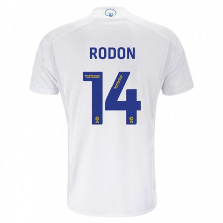 Kandiny Kinder Joe Rodon #14 Weiß Heimtrikot Trikot 2023/24 T-Shirt