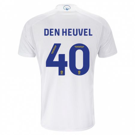 Kandiny Kinder Dani Van Den Heuvel #40 Weiß Heimtrikot Trikot 2023/24 T-Shirt
