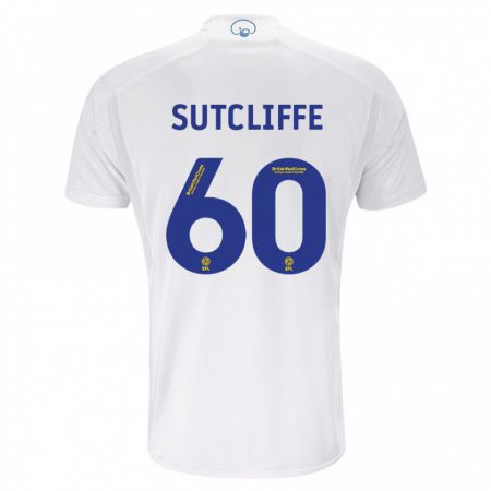 Kandiny Kinder Harvey Sutcliffe #60 Weiß Heimtrikot Trikot 2023/24 T-Shirt