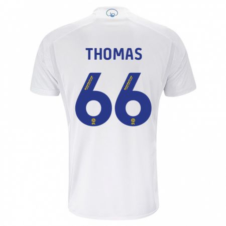 Kandiny Kinder Luca Thomas #66 Weiß Heimtrikot Trikot 2023/24 T-Shirt