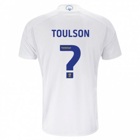 Kandiny Kinder Daniel Toulson #0 Weiß Heimtrikot Trikot 2023/24 T-Shirt