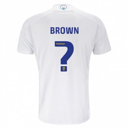 Kandiny Kinder Heaton Brown #0 Weiß Heimtrikot Trikot 2023/24 T-Shirt