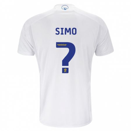 Kandiny Kinder Elton Simo #0 Weiß Heimtrikot Trikot 2023/24 T-Shirt