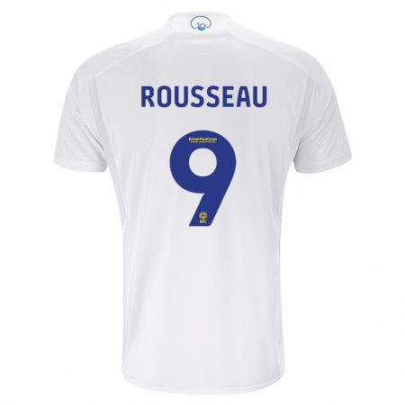 Kandiny Kinder Jess Rousseau #9 Weiß Heimtrikot Trikot 2023/24 T-Shirt