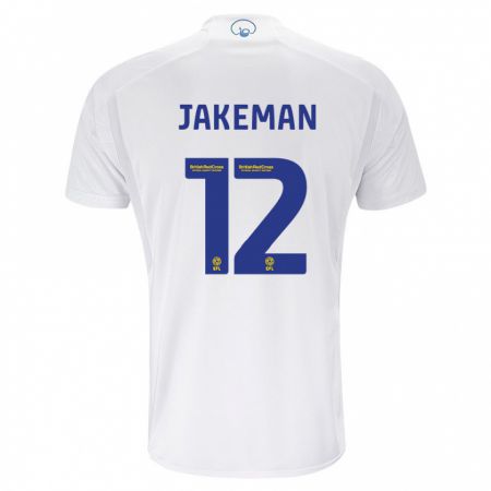 Kandiny Kinder Harriet Jakeman #12 Weiß Heimtrikot Trikot 2023/24 T-Shirt