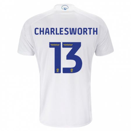 Kandiny Kinder Millie Robshaw-Charlesworth #13 Weiß Heimtrikot Trikot 2023/24 T-Shirt