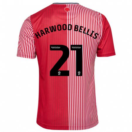 Kandiny Kinder Taylor Harwood-Bellis #21 Rot Heimtrikot Trikot 2023/24 T-Shirt