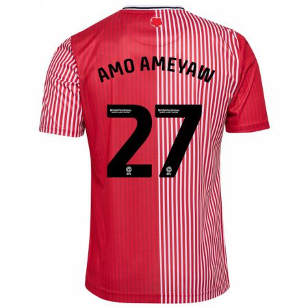 Kandiny Kinder Samuel Amo-Ameyaw #27 Rot Heimtrikot Trikot 2023/24 T-Shirt