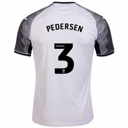 Kandiny Kinder Kristian Pedersen #3 Weiß Heimtrikot Trikot 2023/24 T-Shirt