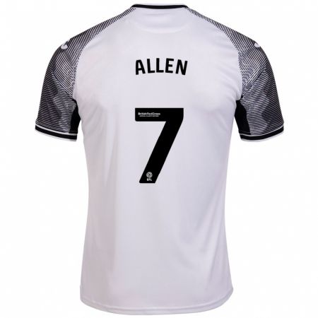 Kandiny Kinder Joe Allen #7 Weiß Heimtrikot Trikot 2023/24 T-Shirt