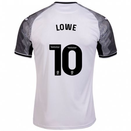 Kandiny Kinder Jamal Lowe #10 Weiß Heimtrikot Trikot 2023/24 T-Shirt