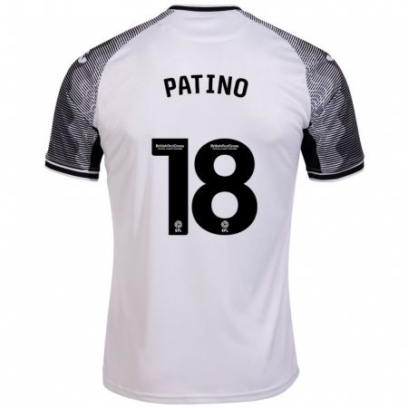Kandiny Kinder Charlie Patino #18 Weiß Heimtrikot Trikot 2023/24 T-Shirt