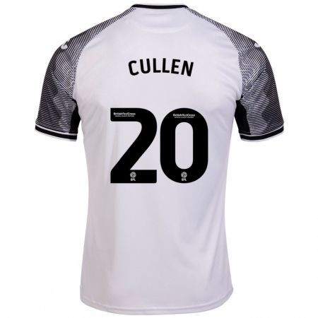 Kandiny Kinder Liam Cullen #20 Weiß Heimtrikot Trikot 2023/24 T-Shirt