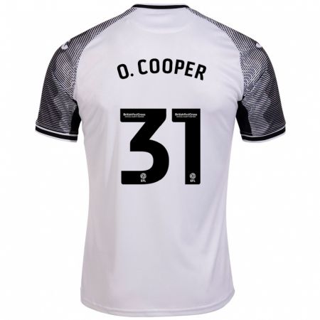 Kandiny Kinder Oliver Cooper #31 Weiß Heimtrikot Trikot 2023/24 T-Shirt