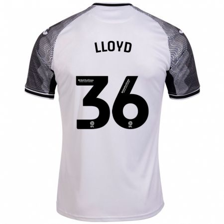 Kandiny Kinder Ben Lloyd #36 Weiß Heimtrikot Trikot 2023/24 T-Shirt