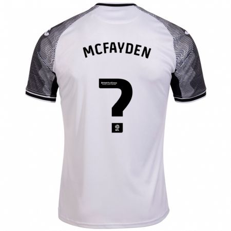 Kandiny Kinder Lincoln Mcfayden #0 Weiß Heimtrikot Trikot 2023/24 T-Shirt