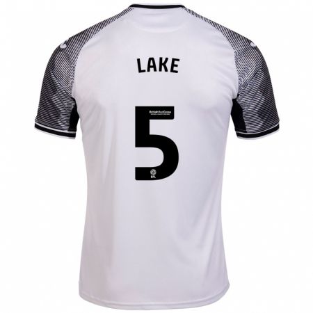 Kandiny Kinder Ellie Lake #5 Weiß Heimtrikot Trikot 2023/24 T-Shirt