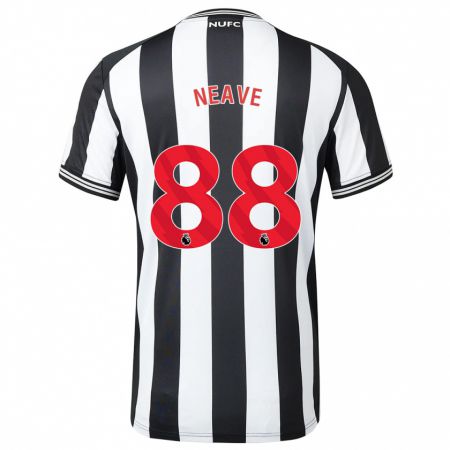 Kandiny Kinder Sean Neave #88 Schwarz-Weiss Heimtrikot Trikot 2023/24 T-Shirt
