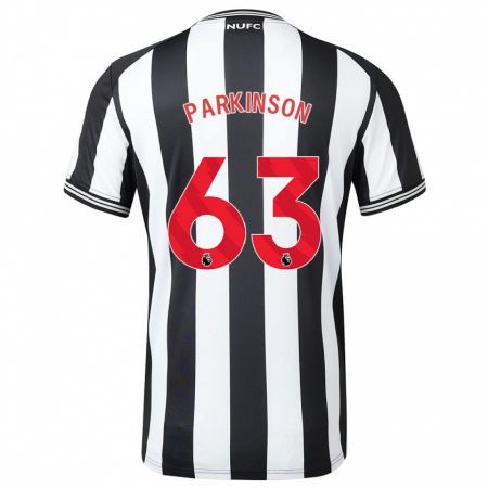 Kandiny Kinder Ben Parkinson #63 Schwarz-Weiss Heimtrikot Trikot 2023/24 T-Shirt
