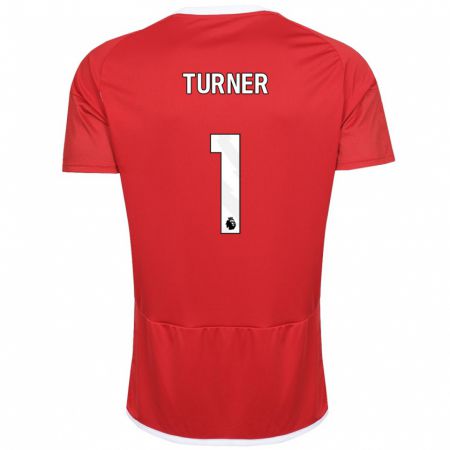 Kandiny Kinder Matt Turner #1 Rot Heimtrikot Trikot 2023/24 T-Shirt