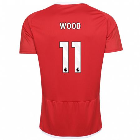 Kandiny Kinder Chris Wood #11 Rot Heimtrikot Trikot 2023/24 T-Shirt