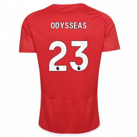 Kandiny Kinder Odysseas Vlachodimos #23 Rot Heimtrikot Trikot 2023/24 T-Shirt
