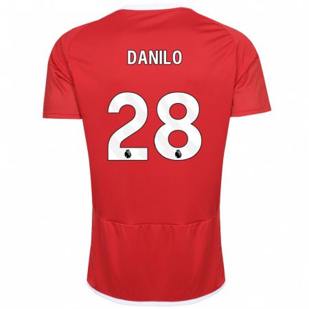 Kandiny Kinder Danilo #28 Rot Heimtrikot Trikot 2023/24 T-Shirt