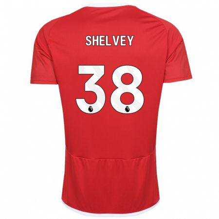 Kandiny Kinder George Shelvey #38 Rot Heimtrikot Trikot 2023/24 T-Shirt