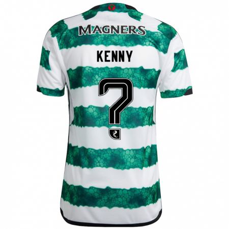 Kandiny Kinder Johnny Kenny #0 Grün Heimtrikot Trikot 2023/24 T-Shirt