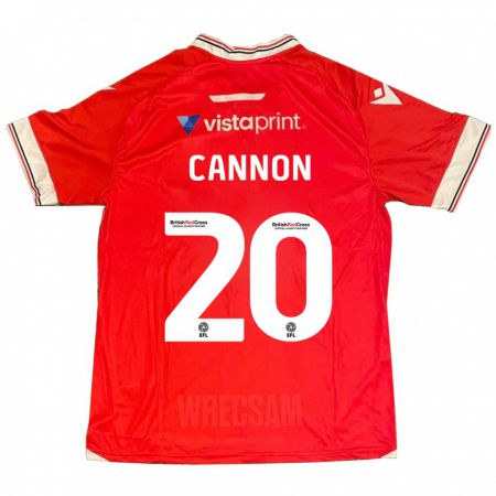 Kandiny Kinder Andy Cannon #20 Rot Heimtrikot Trikot 2023/24 T-Shirt