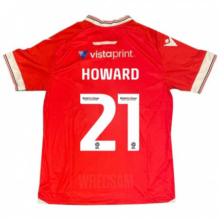 Kandiny Kinder Mark Howard #21 Rot Heimtrikot Trikot 2023/24 T-Shirt