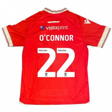 Kandiny Kinder Thomas O'connor #22 Rot Heimtrikot Trikot 2023/24 T-Shirt