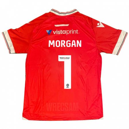 Kandiny Kinder Delyth Morgan #1 Rot Heimtrikot Trikot 2023/24 T-Shirt
