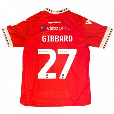 Kandiny Kinder Mari Gibbard #27 Rot Heimtrikot Trikot 2023/24 T-Shirt