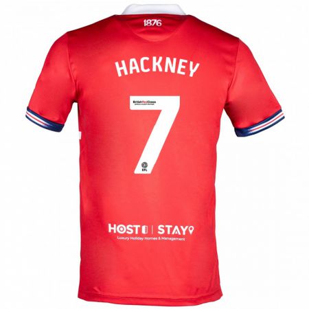 Kandiny Kinder Hayden Hackney #7 Rot Heimtrikot Trikot 2023/24 T-Shirt