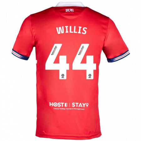 Kandiny Kinder Pharrell Willis #44 Rot Heimtrikot Trikot 2023/24 T-Shirt