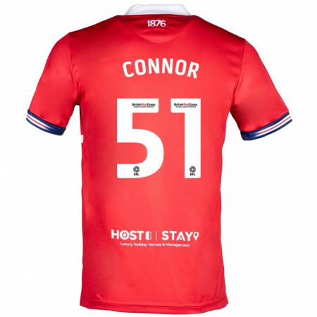 Kandiny Kinder Shea Connor #51 Rot Heimtrikot Trikot 2023/24 T-Shirt