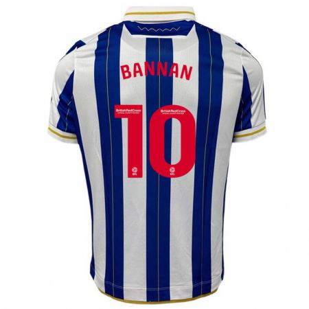 Kandiny Kinder Barry Bannan #10 Blau Weiss Heimtrikot Trikot 2023/24 T-Shirt