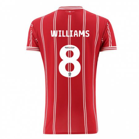 Kandiny Kinder Joe Williams #8 Rot Heimtrikot Trikot 2023/24 T-Shirt