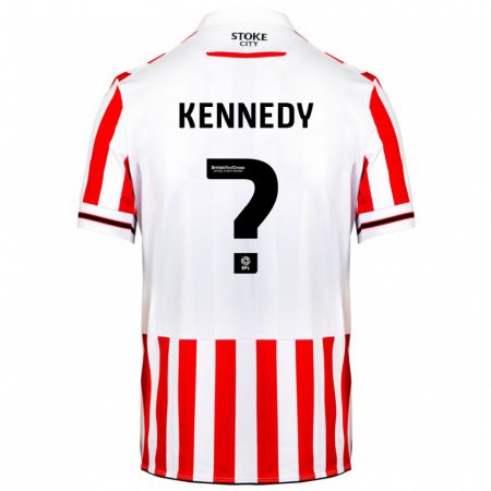 Kandiny Kinder Dan Kennedy #0 Rot-Weiss Heimtrikot Trikot 2023/24 T-Shirt
