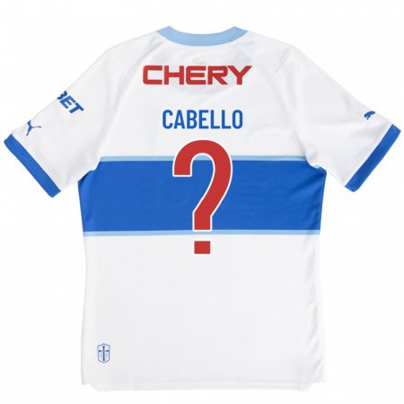 Kandiny Kinder Sergio Cabello #0 Weiß Heimtrikot Trikot 2023/24 T-Shirt